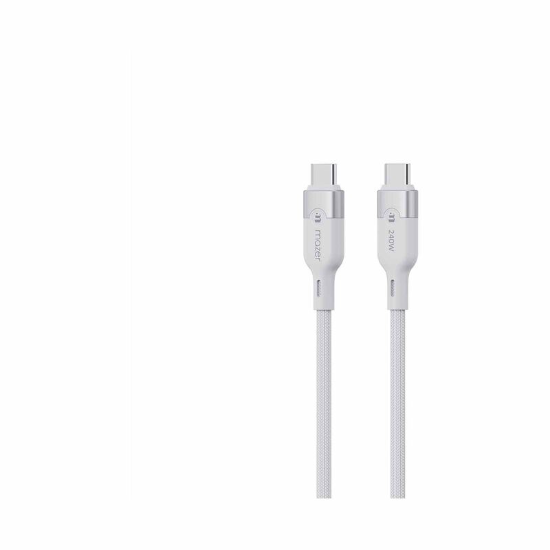MAZER Infinitelink Cobra2 Magnetic 1.25m/240w Fast Charging Cable-white M-COBRA20-WH-image 2