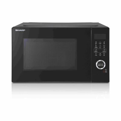 SHARP 25l Solo Microwave Digital - Black R-25SD-B
