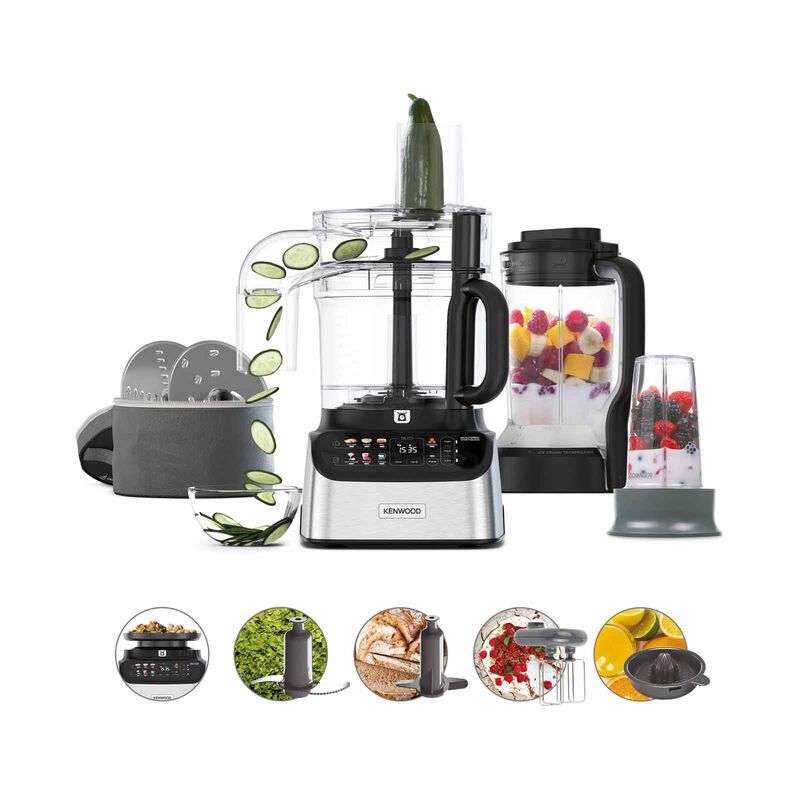 KENWOOD Multi Pro One Touch Food Processor And Blender (1.5l) FDM73.850SS-image 2