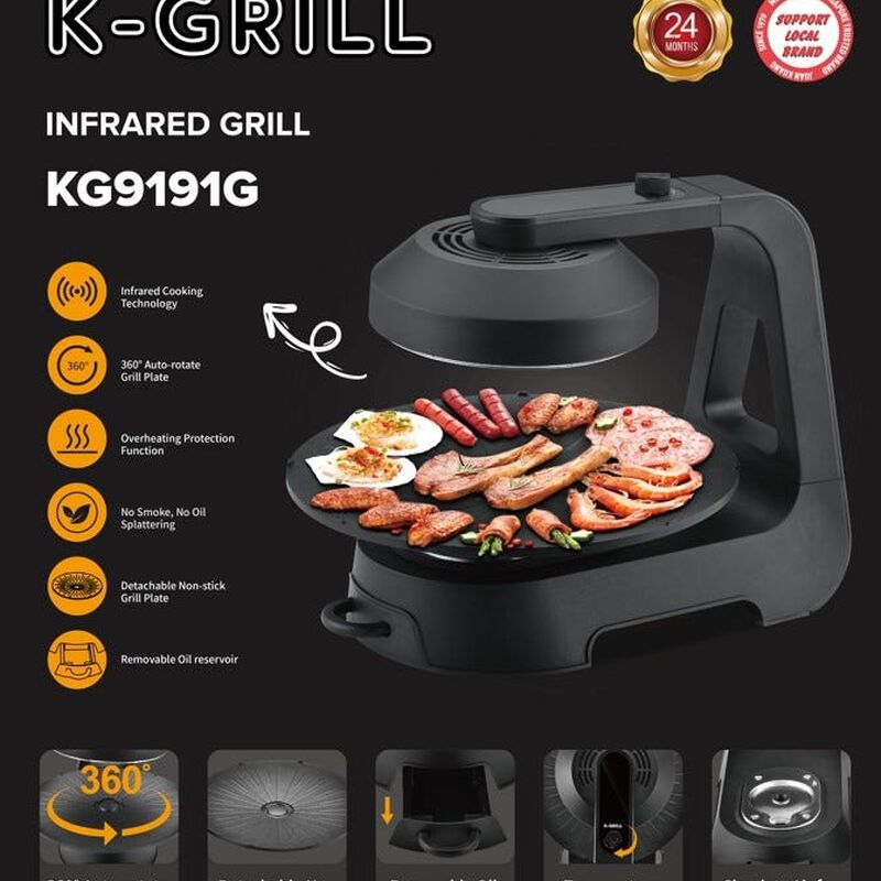 K-GRILL Infrared Grill KG-9191G-image 9