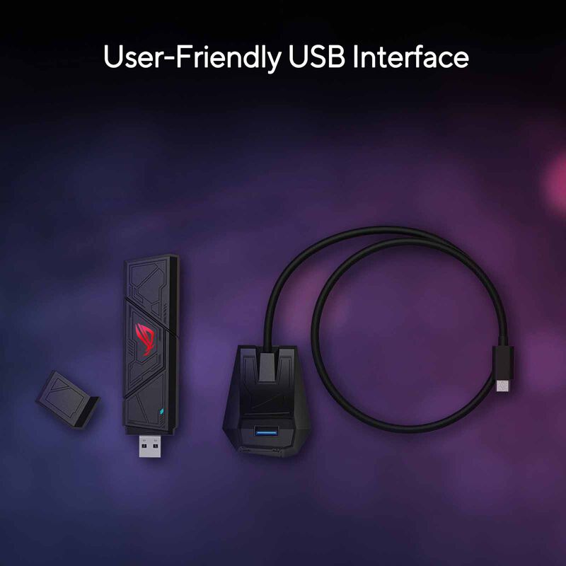 ASUS Be6500 Tri-band Wifi 7 Usb Adaptor ROG USB-BE92-image 2