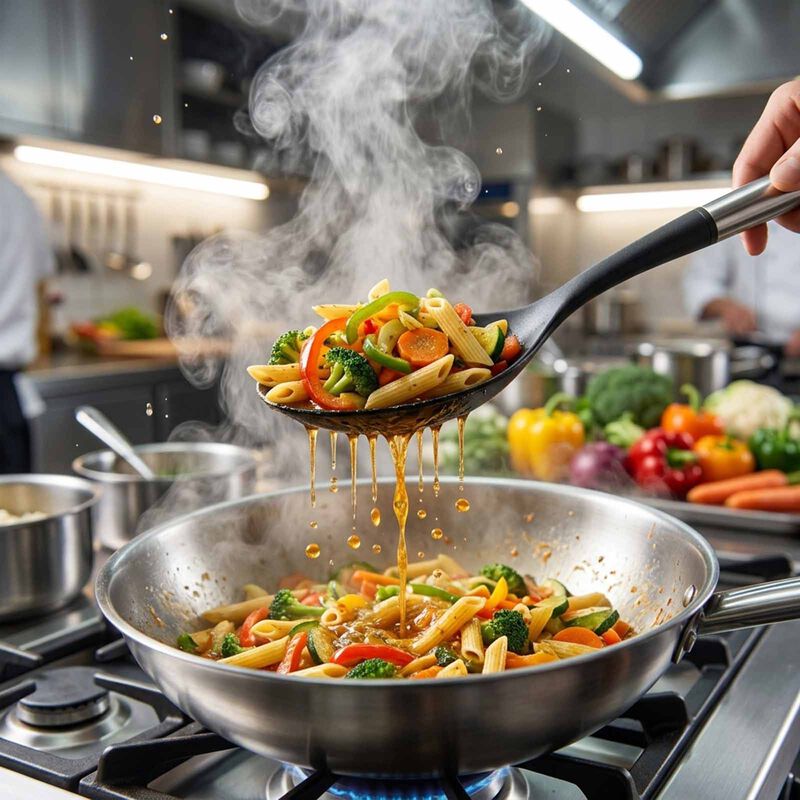 SAFICO PRO Fibreglass Nylon Slotted Cooking Spoon L35cm 105SF-02-00868-image 4