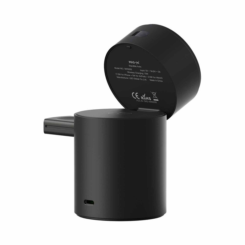 IWALK Power Stand 10000 Qi2 3-in-1 Wireless Charger Black With Auto Rotation MXS006-001A-image 6