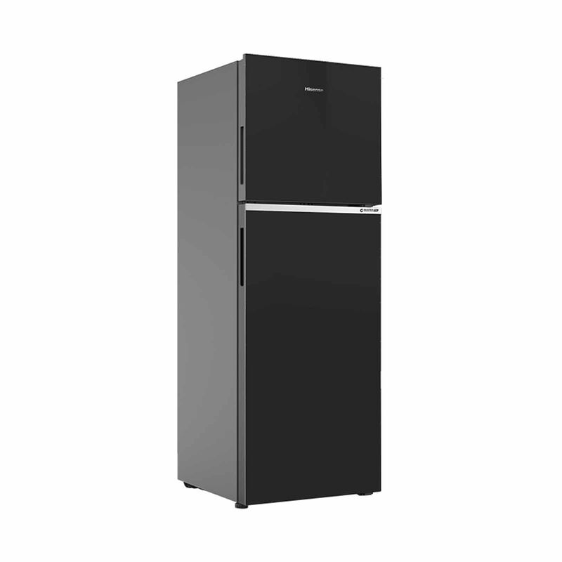 HISENSE 2 Door Top Mount Fridge (424l) - Black Glass RT549N4SW-MBU2-image 2
