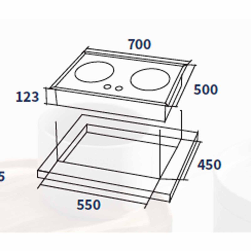 FUJIOH (70cm) 2-burners Gas Hob (black Glass) - Lpg (exclude Installation) FH-GS6827 GLBK LPG-image 6