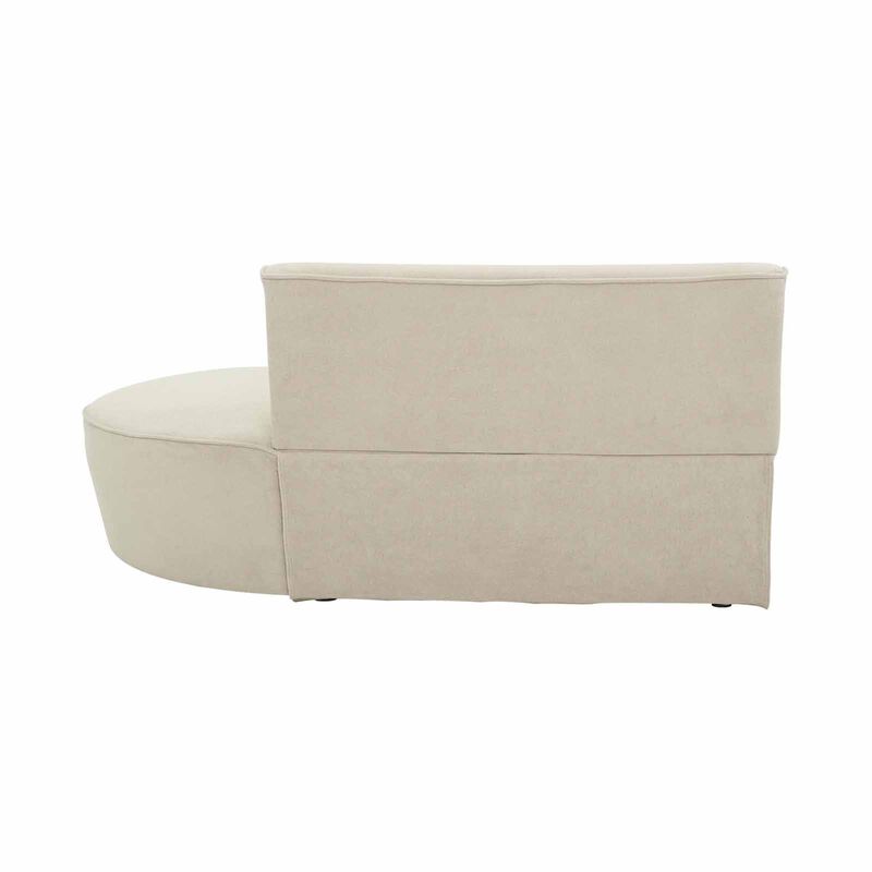 MUZE Left Chaise (fab) Taupe NIKKI-image 7