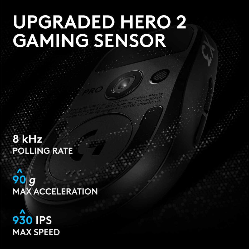 LOGITECH G Pro X3 Superstrike Gaming Mouse Midnight Black 910-007880-image 14