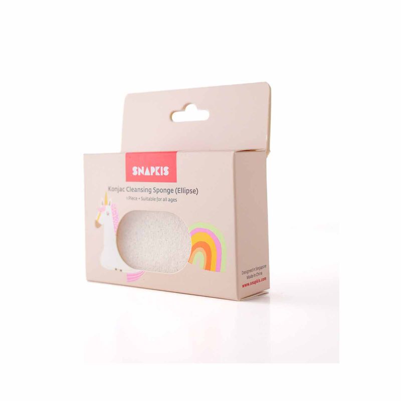 SNAPKIS Ellipse KONJAC CLEANSING SPONGE (S)-image 4