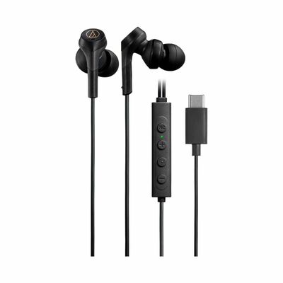 AUDIO TECH In-ear Headphones With Noise Cancelling And Usb Type-c Connector ATH-CKS330NC BK