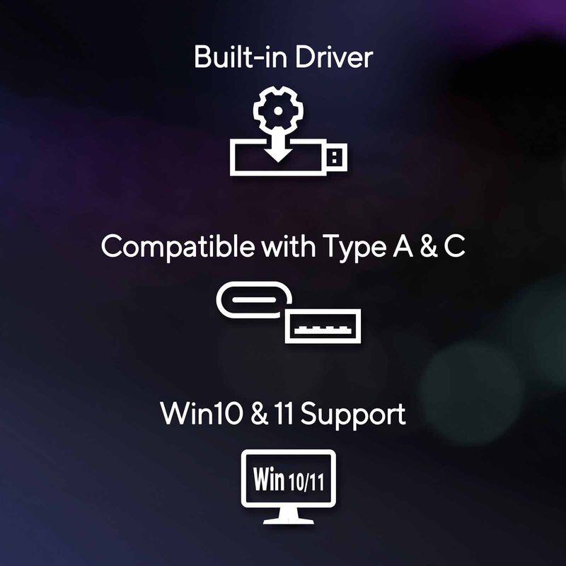 ASUS Be6500 Tri-band Wifi 7 Usb Adaptor ROG USB-BE92-image 8
