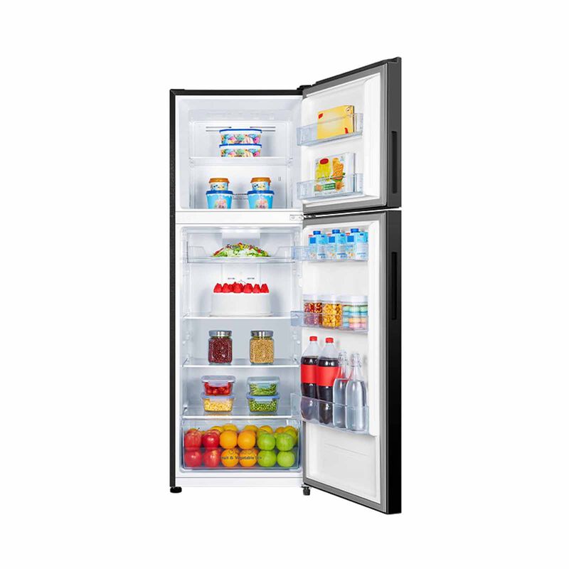 HISENSE 2 Door Top Mount Fridge (424l) - Black Glass RT549N4SW-MBU2-image 3