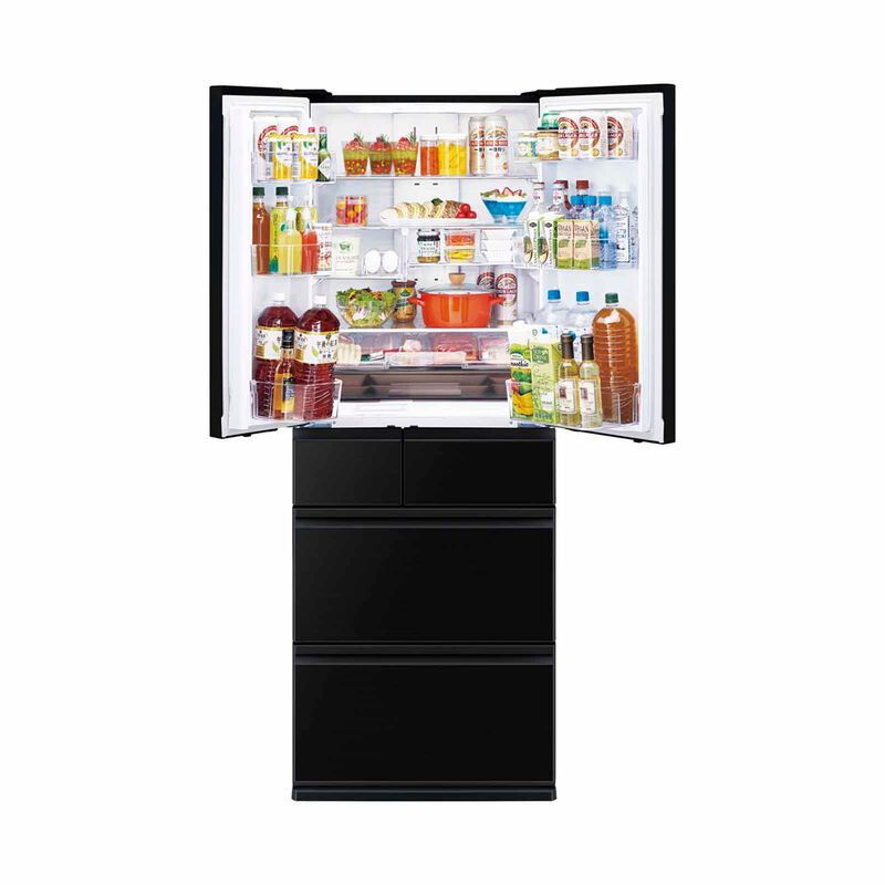 MITSUBISHI Multi Door Fridge (608l) - Glass Black MR-WZ61K-B-P-image 4