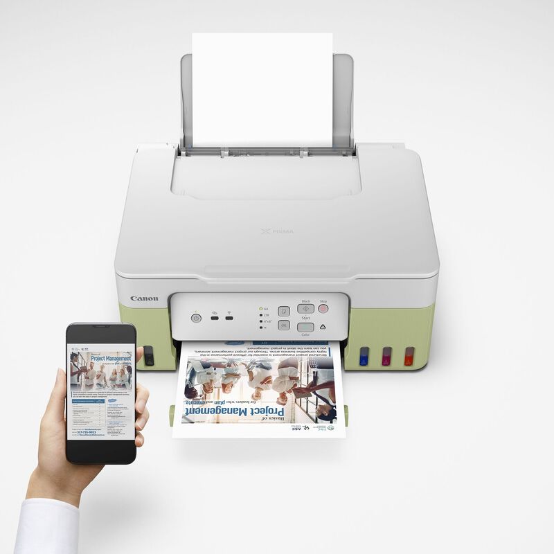 CANON Multifunctional Megatank Inkjet Printer PIXMA G3730 YELLOW GREEN-image 3