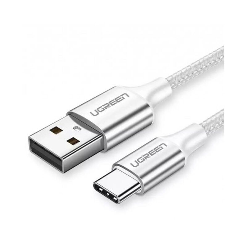 UGREEN Us288 Usb-c To Usb A 2.0 1m White Male Cable (braided) 60131-image 2