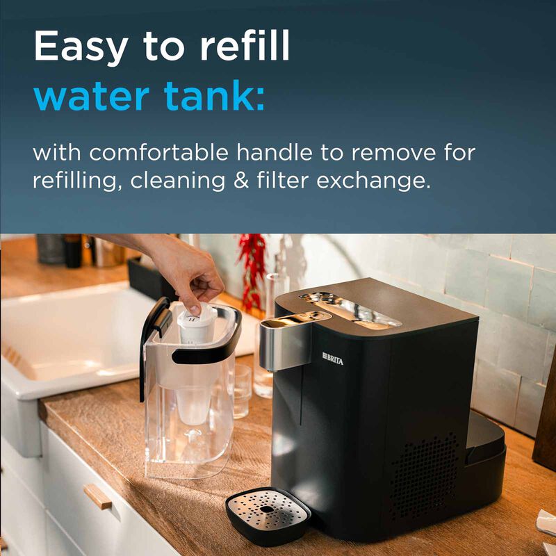 BRITA Hot & Cold Water Dispenser (5.3l) - Black CUBE 2.0 - BLACK-image 8