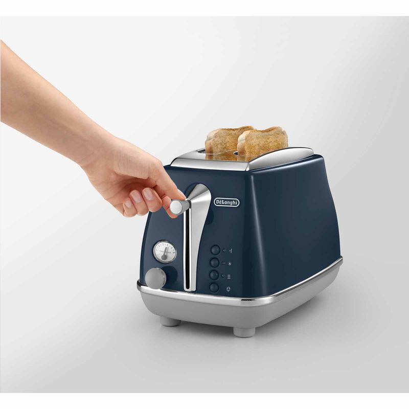 DELONGHI Pop Up Toaster Icona Capitals - London Blue CTOC2103.BL-image 3