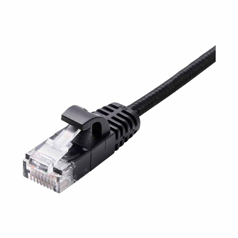 ELECOM Cat 6a Lan Cable Mesh 5m - Black LD-GPAM/BK50-image 3