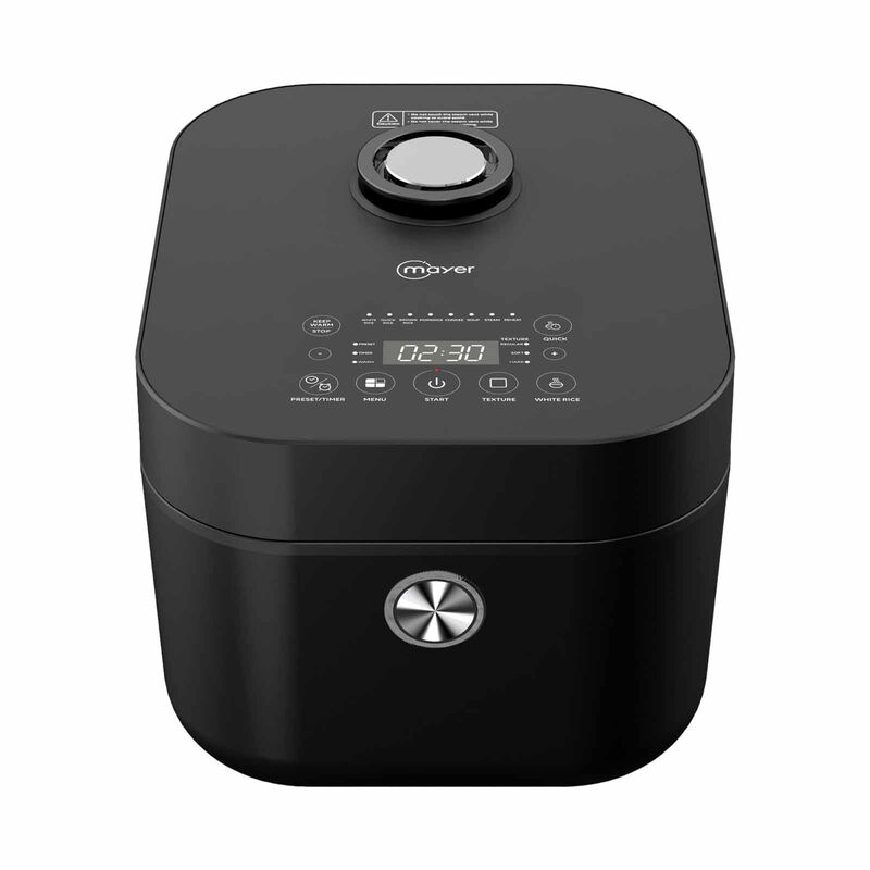 MAYER Ih Fuzzy Logic Rice Cooker (1.8l, 1300w) - Black MMRC4018IH-image 1