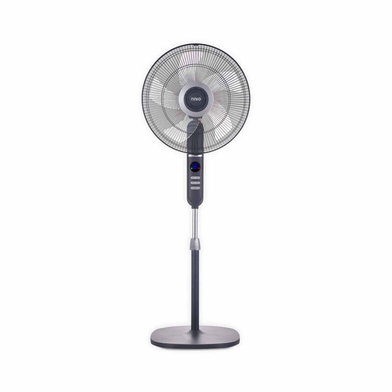 NNIO 16 In Bldc Stand Fan With Remote Control (black) N1600DCSFR-BK-image 1