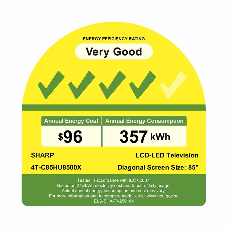 SHARP 85 In 4k Uhd Xled Google Tv 4T-C85HU8500X-image 3
