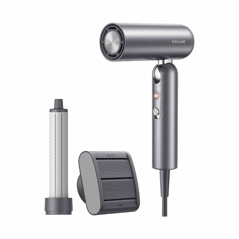 DREAME Pocket High-speed Hair Dryer And Styler (1200w) - Space Gray DM-HDPKET-GY-image null