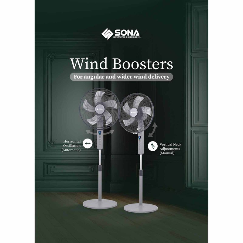 SONA 16 In Dc Stand Fan With Remote Control SFS1166DC-image 8