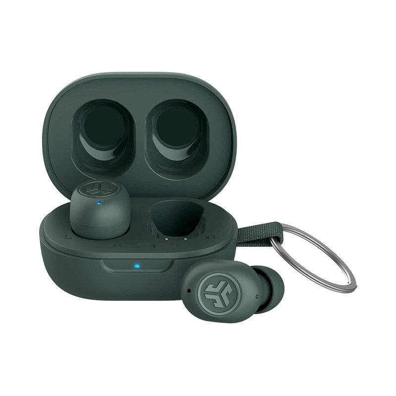 JLAB Jbuds Mini True Wireless Earbuds - Sage Gray EBJBMINIRSGE124-image 1