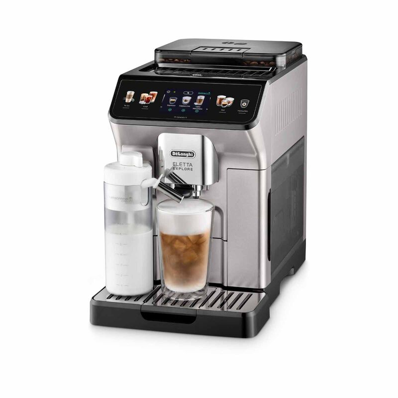 DELONGHI Eletta Explore Automatic Coffee Makers - Silver ECAM450.65.S-image 3