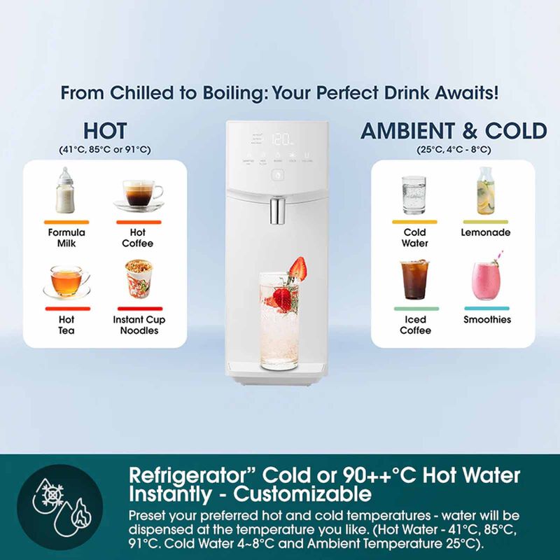 EUROPACE Tankless Hot & Cold Water Purifier - White EWP9120DWH-image 8