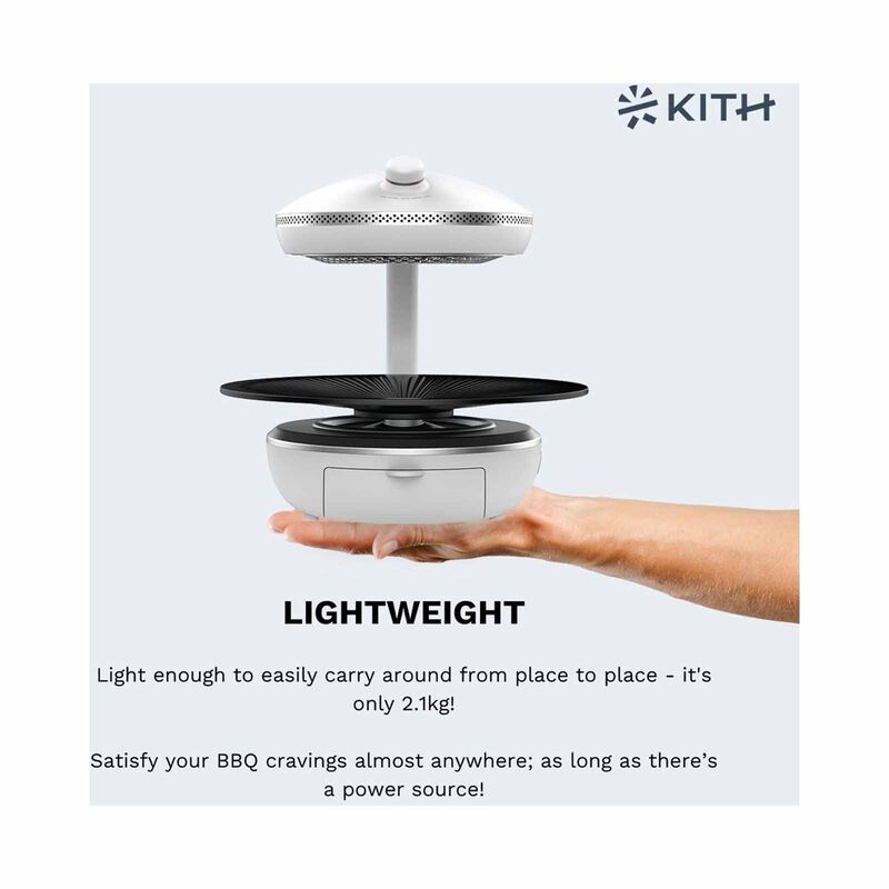 KITH Mini Smokeless Bbq Grill - Knob Control SBG-MINI-W1-image 2