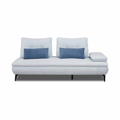 MUZE 2 Seater 1 Arm (fab) Cat A Blue Fabric Sofa SORA