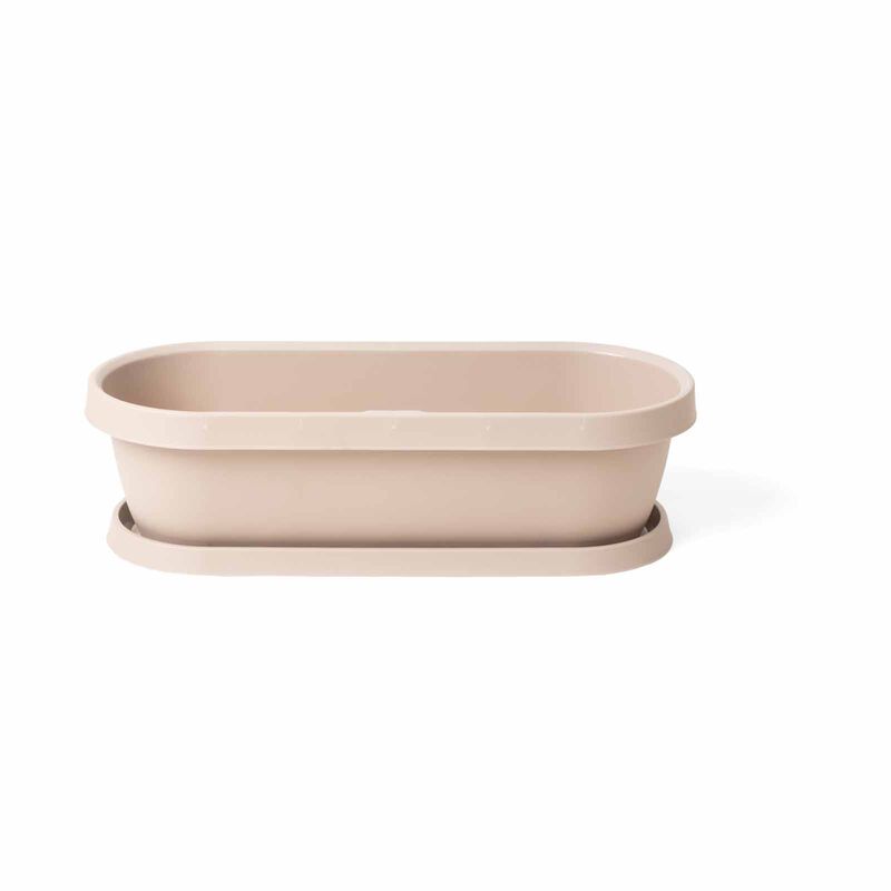 PHOENIX Gro Flowerpot + Tray 27l Desert Sand P-PX-70-7271-image null