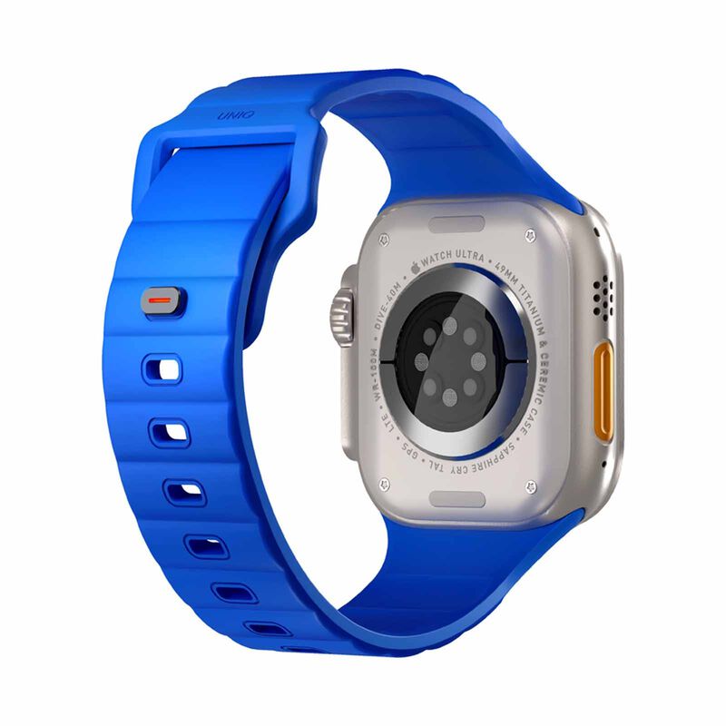UNIQ Stride Fkm Rubber Apple Watch Strap 49/45/44/42mm - Cobalt (cobalt Blue) UNIQ-49MM-STRICBLU-image 3