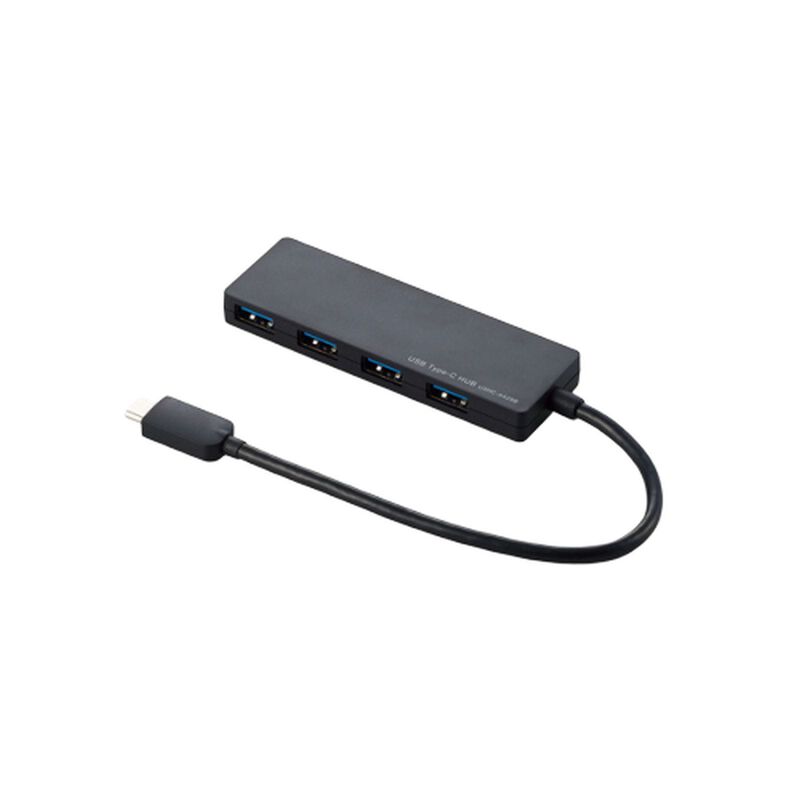 ELECOM 4 Ports Type C Usb 3.1 (black) U3HC-A429BBK-image 1