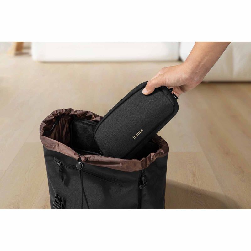 TOMTOC Light-t12 Electronic Accessory Pouch 1l - Black T12S1D1-image 8
