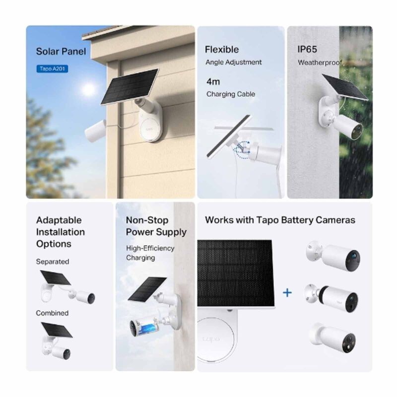 TP LINK Tapo Solar Panel TPL-TAPO-A201-image 3