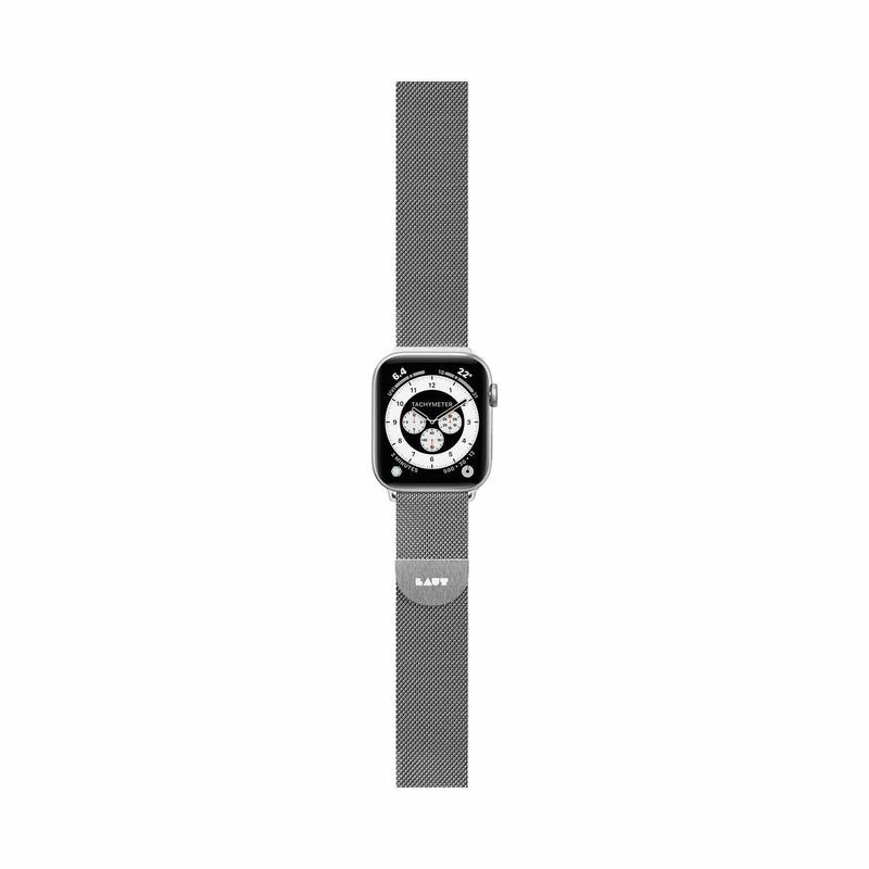 LAUT Apple Watch Band Steel Loop For (38/40/41mm) - Silver (bands Only) LAUT_AWS_ST_SL-image 2