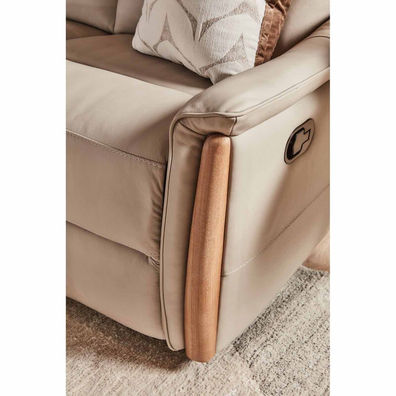 3rr-m Seater (fl) Beige Full Leather Sofa HILDA-image 4