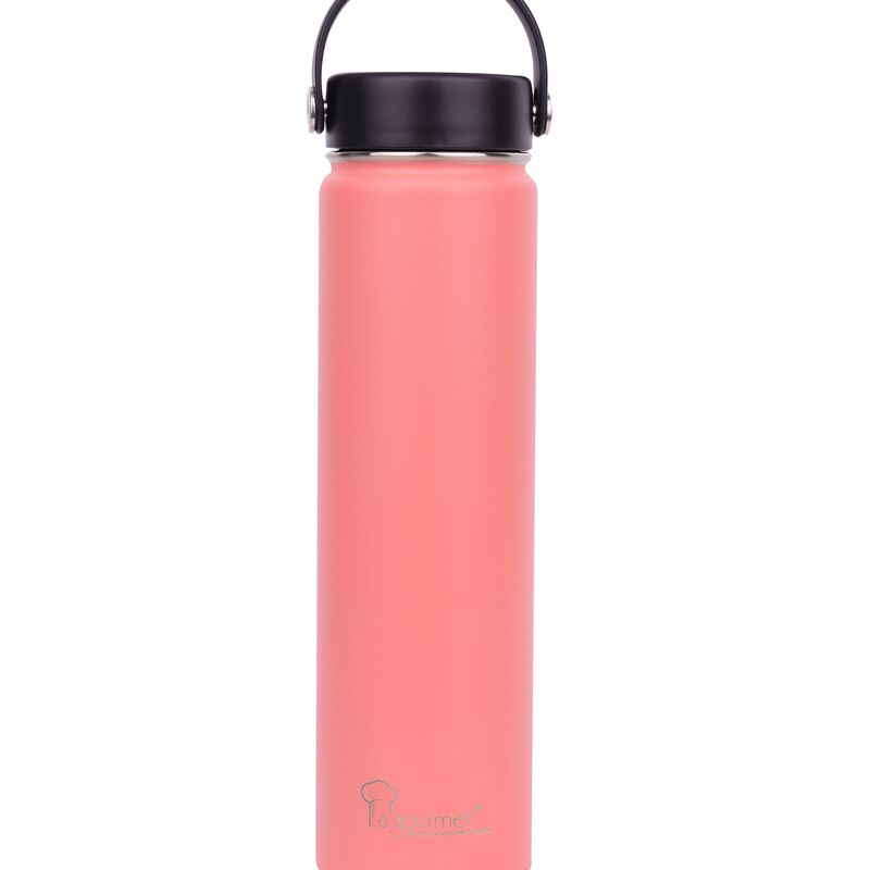 LA GOURMET Super Wide 720ml Thermal Bottle - Pink LGSE412157-image 1