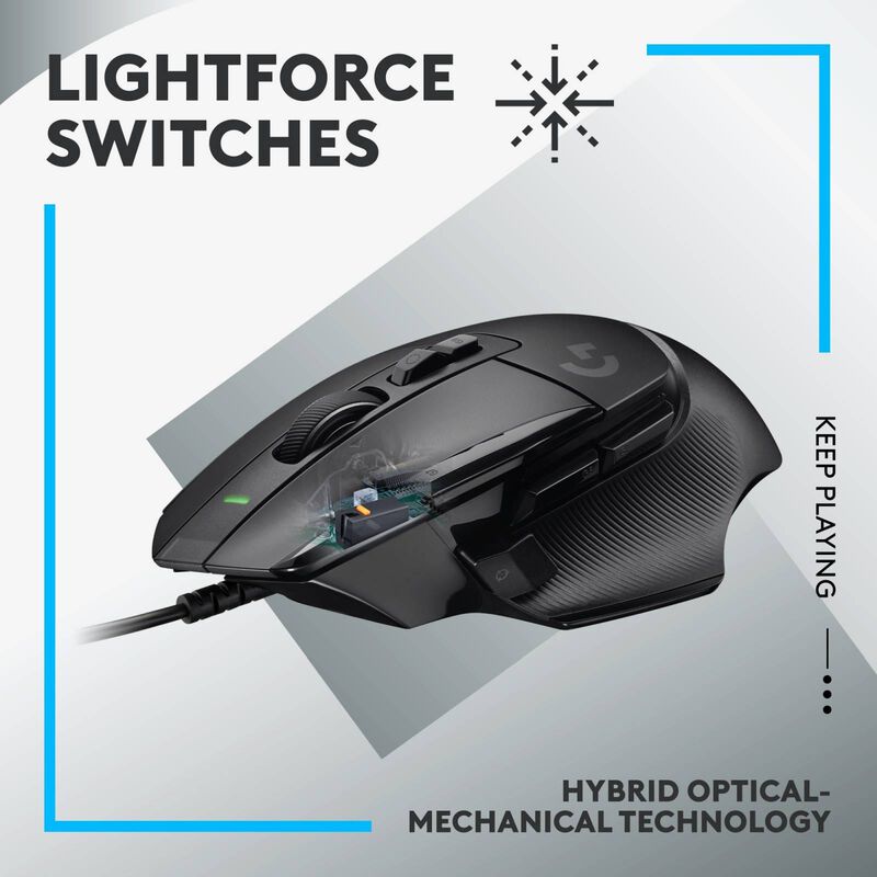 LOGITECH G502 X Wired Gaming Mouse Black 910-006140-image 14