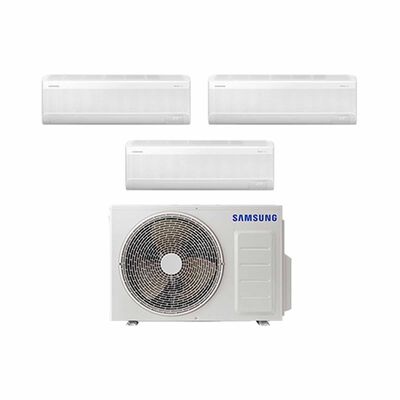 SAMSUNG Samsung System 3 Aircon 6.5kwh Cu (9000btu X 2, 12000btu X1) AJ065DCJ3KF/SP  + AJ009DBAPKF/SP X 2 +AJ012DBAPKF/SP