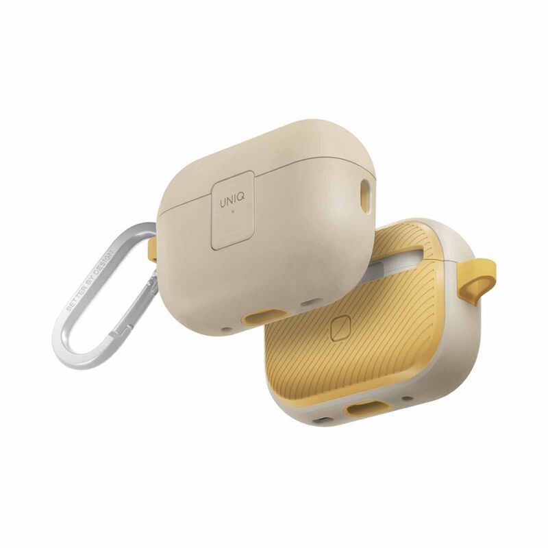 UNIQ Clyde Airpods Pro 2nd Gen Lock Case - Ivory (ivory/canary Yellow) UNIQ-AIRPODSPRO2-CLYIVYCYEL-image 1