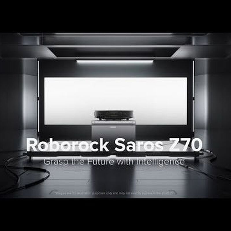 ROBOROCK Robotic Wet & Dry Vacuum Cleaner With Water Tank - Black SAROS Z70 - BLACK-image 2