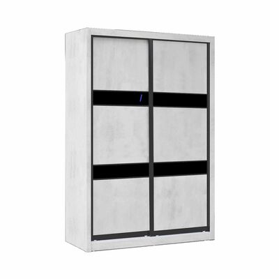 SMARTBOX 2 Door Sliding Wardrobe (grey-42) LUCCA