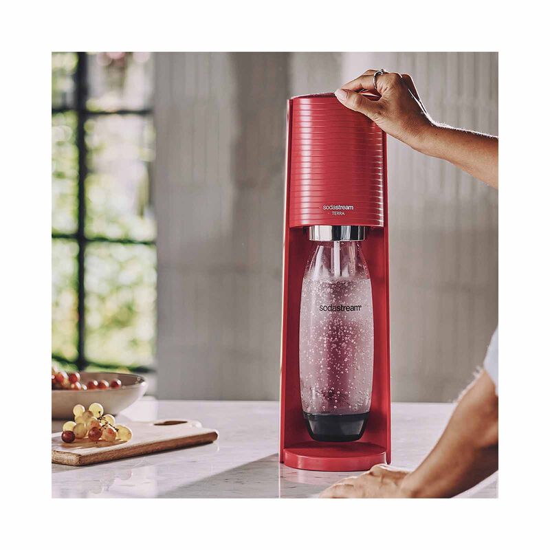 SODASTREAM Sparkling Water Maker - Red TERRA - 1012811652-image 2