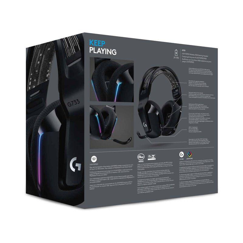 LOGITECH G733 Wireless Rgb Gaming Headset (black) 981-000867-image 2