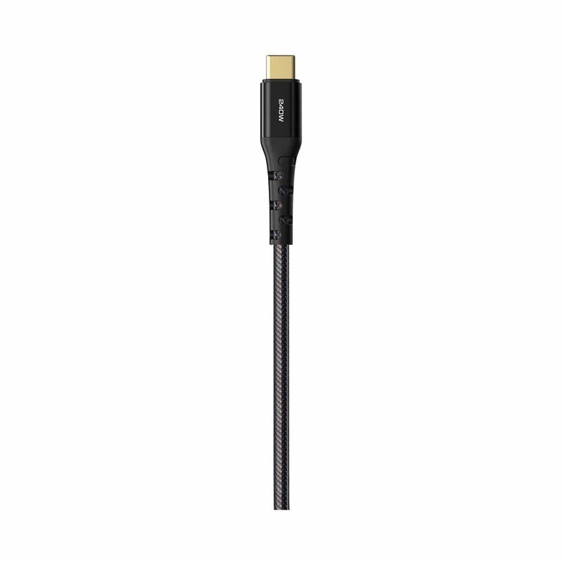 VERBATIM 200cm Touch Max Pd 3.1 240w Usb 2.0 C To C Kelvar Cable VM66821-image 3