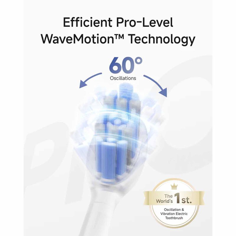 LAIFEN Wave Pro Electric Toothbrush -silver Aluminium WAVE PRO SILVER ALUMINIUM-image 4