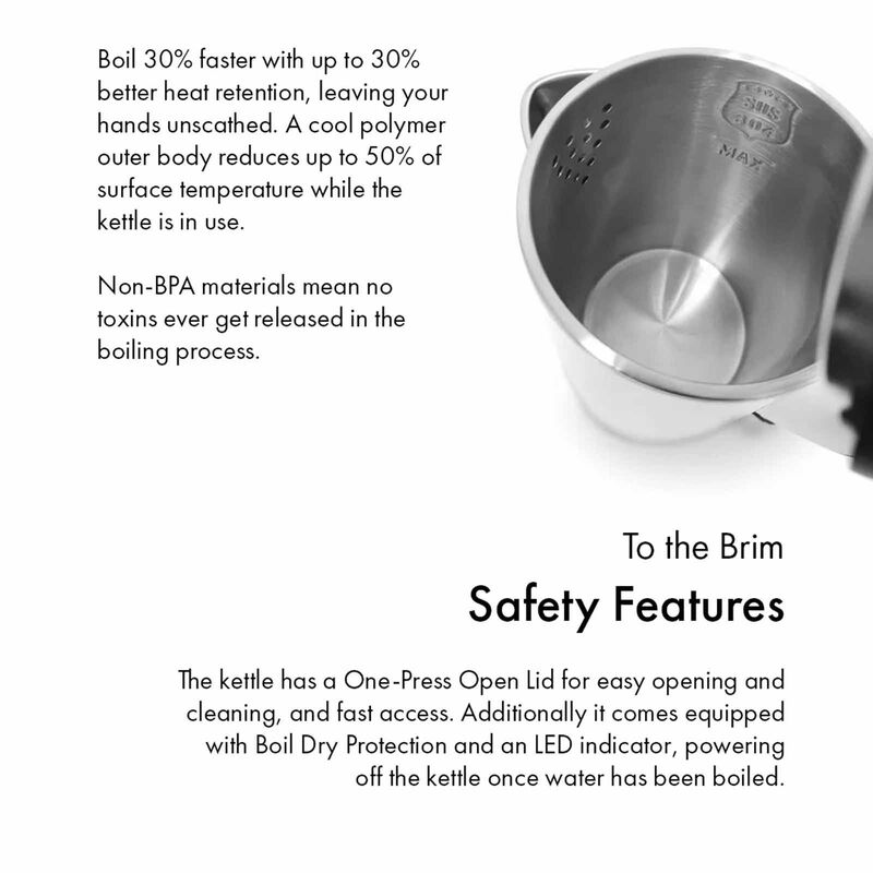 LA GOURMET Kettle (1.8l) - Pearl White LGELKE391803-image 5