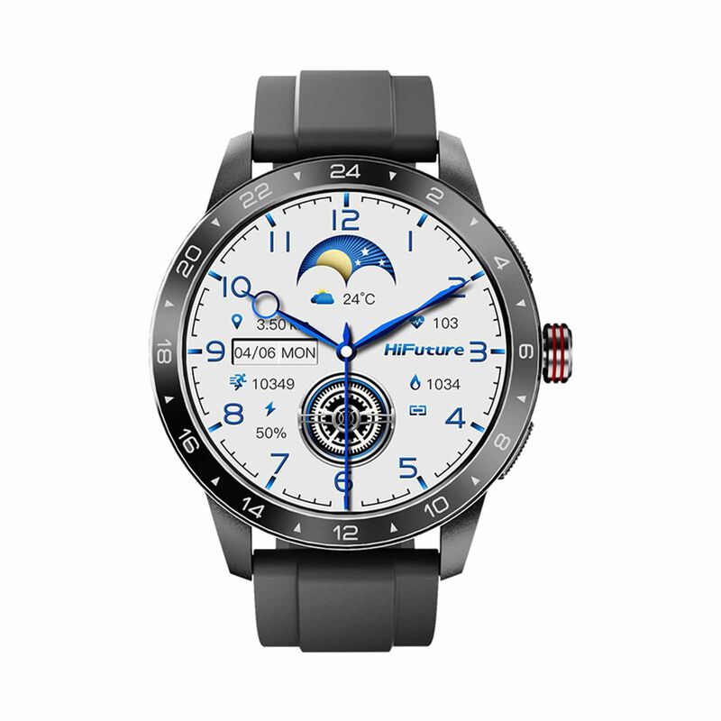 HIFUTURE Flex2 - Black Bluetooth Smartwatch With Heart Rate Function HSSW5BK-image 1